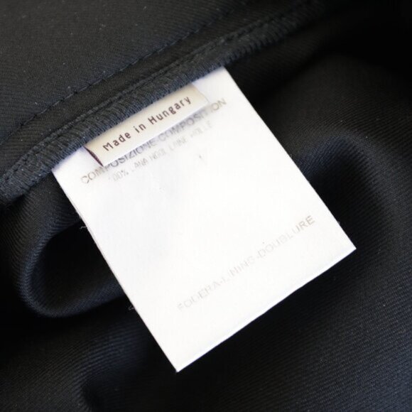 Stella McCartney Wool Trousers Sash Tie Sz 6 - Picture 5 of 5